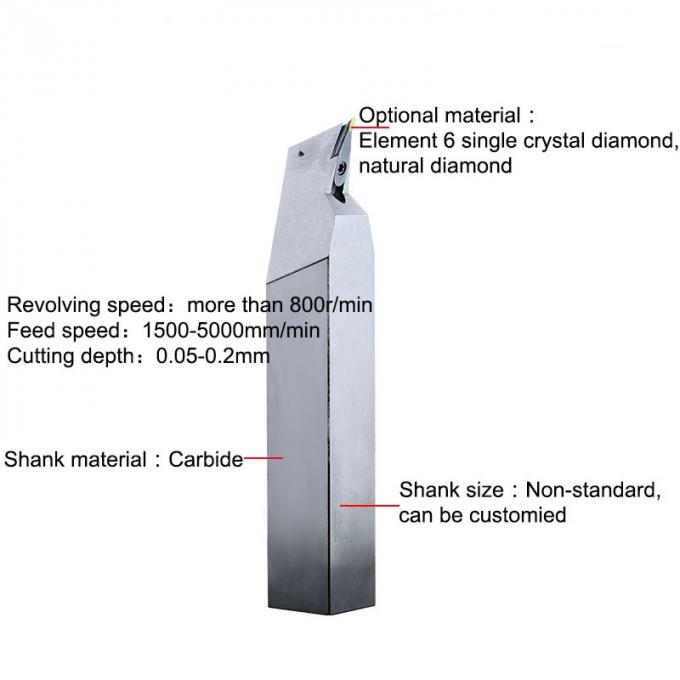 Super Hard R0.3 Angle CVD Diamond Ultra Precision Tools 1