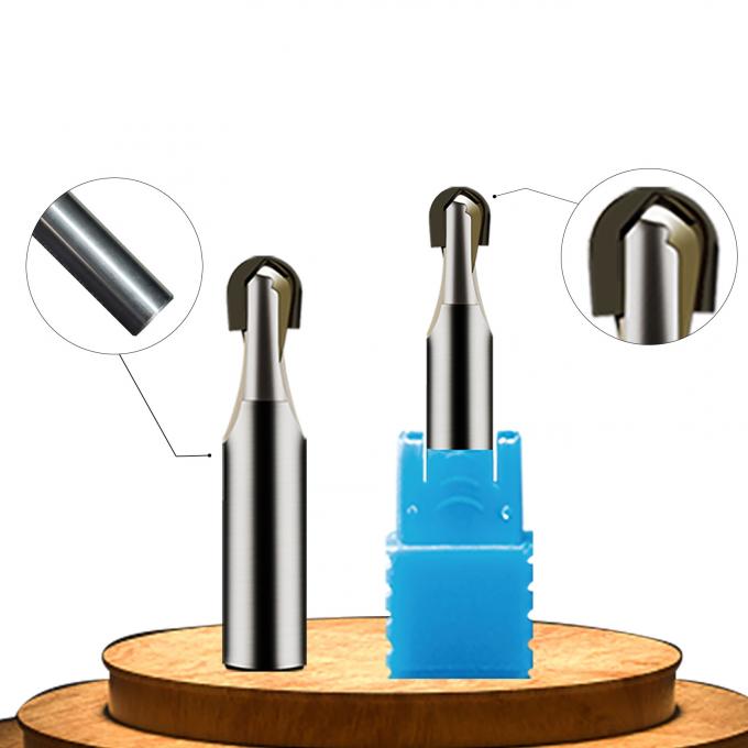 Carbide Shank  Ball Head Spiral PCD Milling Tools 0