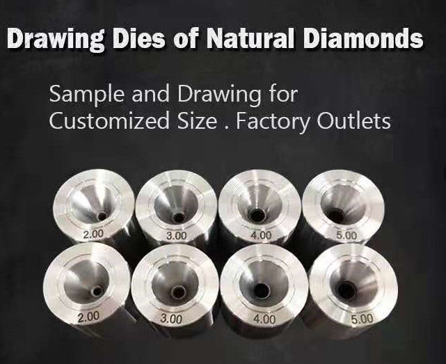 China 2.0mm 3.0mm 4.0mm hole Diamond Drawing Dies factory